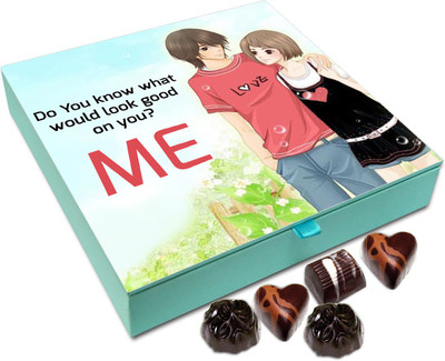 

Chocholik Gift Box - Do you know what would look good on you - 9pc Truffles(108 g)