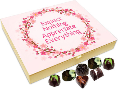 

Chocholik Gift Box - Expect nothing appreciate everything - 20pc Truffles(240 g)
