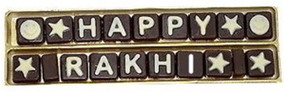 

Swankit's Happy Rakhi Message Box(Customizable) Bars(100 g)