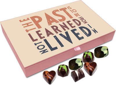 

Chocholik Gift Box - The Past Is to Be Learned - 12pc Truffles(144 g)