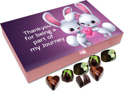 

Chocholik Gift Box - Thankyou for being a part of my journey - 12pc Truffles(144 g)