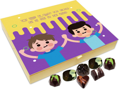 

Chocholik Friendship Gift - You Think I'm Crazy - 20 Pc Truffles(240 g)