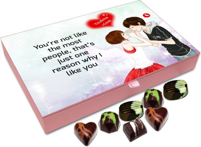 

Chocholik Gift Box - You are not like the most people - 12pc Truffles(144 g)