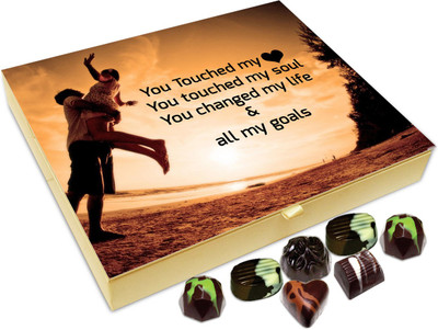 

Chocholik Gift Box - You touched my heart - 20pc Truffles(240 g)