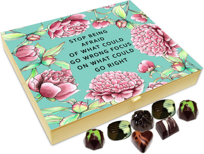 

Chocholik Gift Box - Stop being afraid of what could go wrong - 20pc Truffles(240 g)
