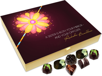 

Chocholik Rakhi Gift Box – Sister Love - 20pc Truffles(240 g)