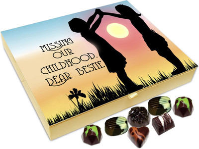 

Chocholik Friendship Gift - Missing Our Childhood Bestie - 20 Pc Truffles(240 g)