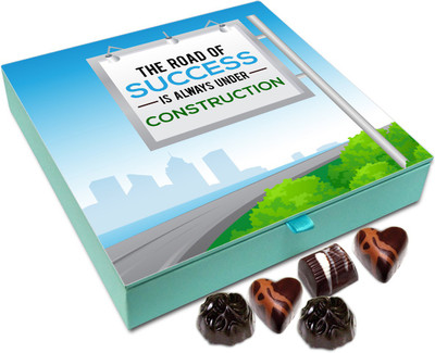 

Chocholik Gift Box - The Road of Success Is Always Under Construction - 9pc Truffles(108 g)