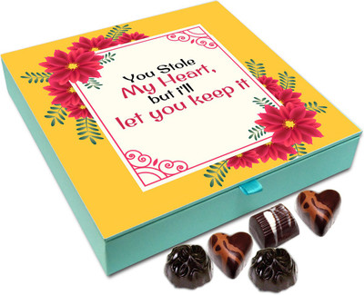 

Chocholik Gift Box - You Stole My Heart, but I'll Let You Keep It - 9pc Truffles(108 g)