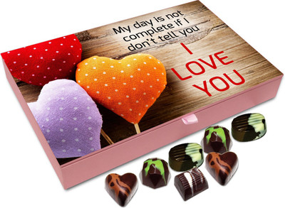 

Chocholik Gift Box - My day is not complete if i don't tell you - 12pc Truffles(144 g)