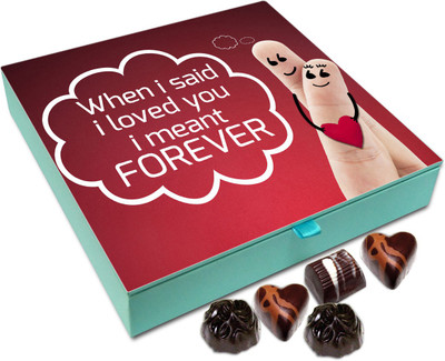 

Chocholik Gift Box -When I Said I Loved You I Meant Forever - 9pc Truffles(108 g)