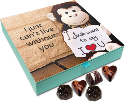 

Chocholik Gift Box -I Just Can’t Live Without You - 9pc Truffles(108 g)