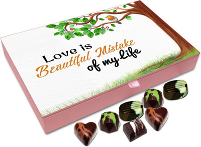 

Chocholik Gift Box - Love Is Beautiful Mistake of My Life - 12pc Truffles(144 g)