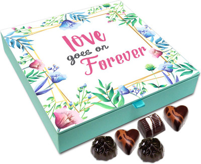 

Chocholik Gift Box - Love Goes on Forever - 9pc Truffles(108 g)