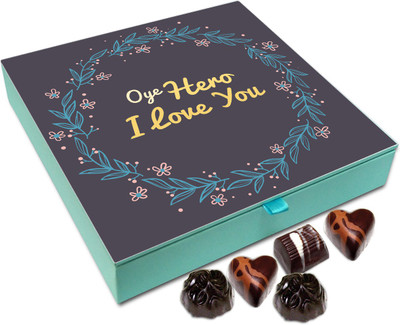 

Chocholik Gift Box - Oye Hero I Love You - 9pc Truffles(108 g)