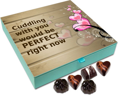 

Chocholik Gift Box -Cuddling With You Would Be Perfect - 9pc Truffles(108 g)