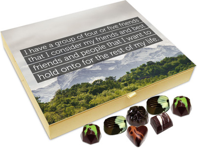 

Chocholik Friendship Gift - I Have A Group Of Four Or Five Friends - 20 Pc Truffles(240 g)