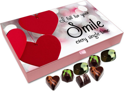 

Chocholik Gift Box - I fall for your smile - 12pc Truffles(144 g)