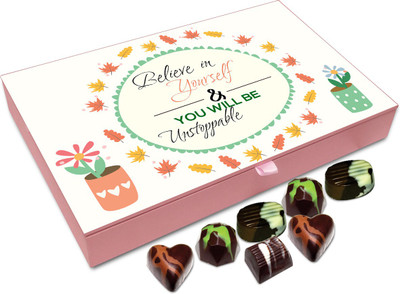 

Chocholik Gift Box - Believe in Yourself & You Will Be Unstoppable - 12pc Truffles(144 g)