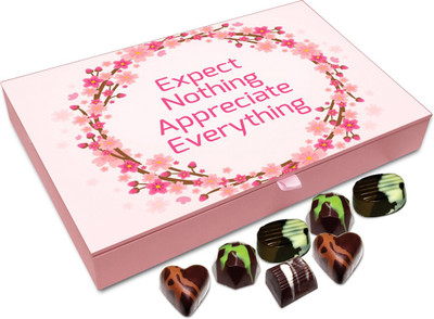 

Chocholik Gift Box - Expect nothing appreciate everything - 12pc Truffles(144 g)