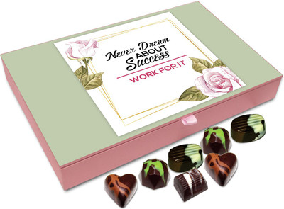 

Chocholik Gift Box - Never Dream About Success Work for It - 12pc Truffles(144 g)