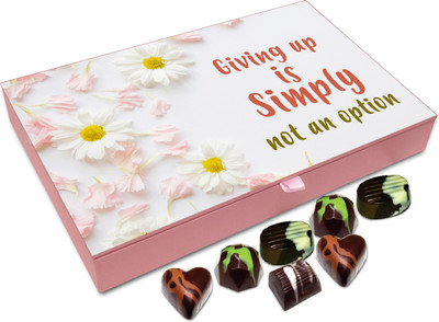 

Chocholik Gift Box - Giving Up Is Simply Not an Option - 12pc Truffles(144 g)