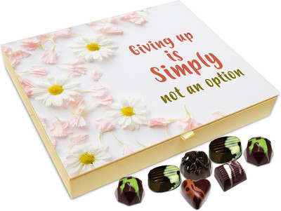 

Chocholik Gift Box - Giving Up Is Simply Not an Option - 20pc Truffles(240 g)