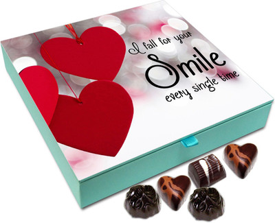 

Chocholik Gift Box - I fall for your smile - 9pc Truffles(108 g)