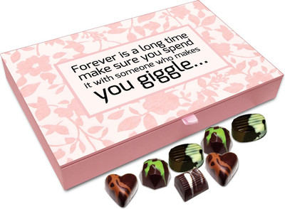 

Chocholik Gift Box -Someone Who Makes You Giggle.. - 12pc Truffles(144 g)