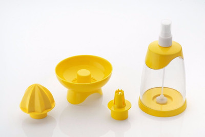 

Mantavya Lemon Squeezer 3 in 1 Plastic Hand Juicer(Yellow Pack of 1)