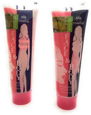 

CYBERCITY MARKETING Face & Body Cleansing Scrub Gel APPLE (Pack Of 2x100ml)(200 ml)