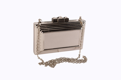 

Daks Party Silver Clutch