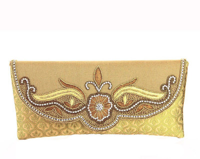 

Utsavi Party Gold Clutch