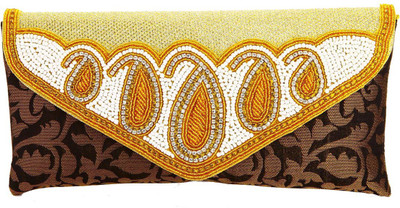 

Utsavi Party Brown Clutch