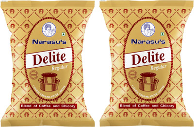 

Narasus Delite Regular Coarse Ground Filter Coffee 1 Kg(Pack of 2x500gms) Filter Coffee 1 kg(Pack of 2)
