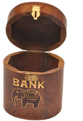 

Khan Handicrafts k71 Coin Bank(Brown)