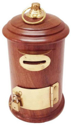 

Antique Villa World Avw00248 Coin Bank(Brown)