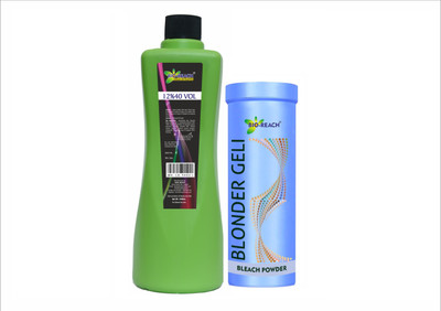 

Bio Reach 12%40 Developer (1000ml) + Blonder Geli (500gm)(Set of 1)