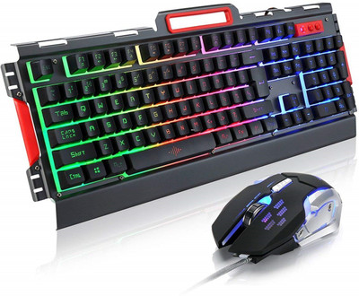 

ReTrack K33 Mechanical LED light 4000DPI Wired Gaming Mouse Keyboard Combo Set