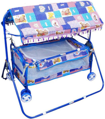 

PRRIZE WORLD Stylish Modern Bassinet(Blue)