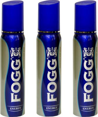 

Fogg Energy Fragrance Body Spray 120ML Each (Pack of 3) Deodorant Spray - For Men & Women(360 ml, Pack of 3)