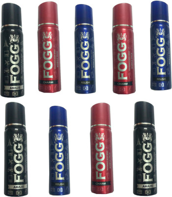 

Fogg CHARM MOBILE DEODORANT 25 ML+AMAZE MOBILE DEODORANT 25 ML+RELISH MOBILE DEODORANT 25 ML Deodorant Spray - For Men & Women(25 ml, Pack of 9)