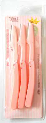 

AuraSkin Personal Care Eyebrows Epilator Disposable Razor HAIR REMOVAL RAZOR (Pack of 3) Disposable Razor(Pack of 3)