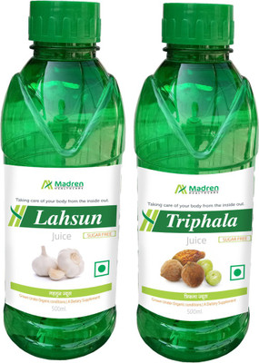 

Madren Healthcare Lahsun & Triphala Juice(2 x 250 ml)