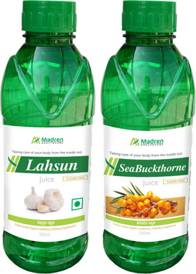 

Madren Healthcare Lahsun & Seabuckthrone Juice(2 x 250 ml)