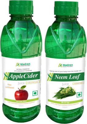 

Madren Healthcare Apple Cider Vinegar & Neem Juice(2 x 250 ml)