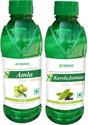 

Madren Healthcare Amla & Karela Jamun Juice(2 x 250 ml)