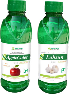 

Madren Healthcare Apple Cider Vinegar & Lahsun Juice(2 x 250 ml)