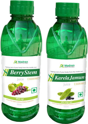

Madren Healthcare Berrystem & Karela Jamun Juice(2 x 250 ml)