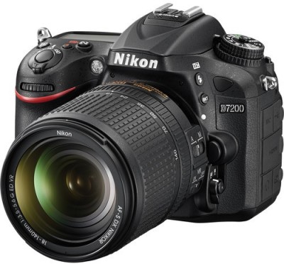 Nikon D7200 DSLR Camera AF-S 18 - 200 mm VRII Kit Lens(Black)